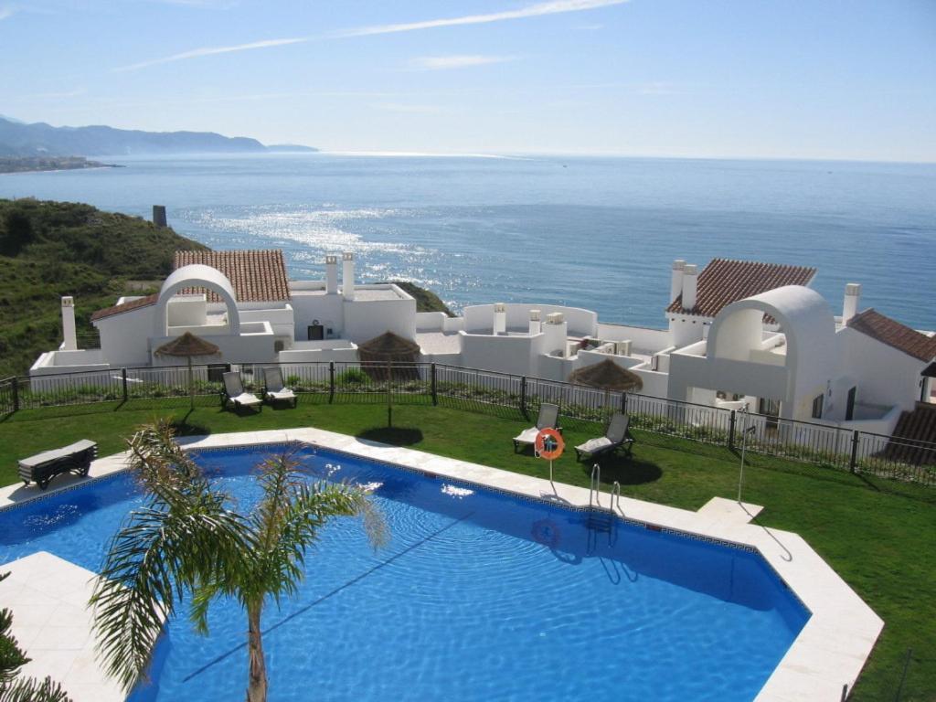 Precioso Apartamento 1 Dormitorio Con Vistas Mar Frontal Torrox Luaran gambar